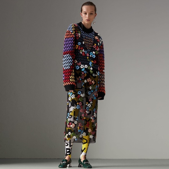 burberry new & authentic graffiti stirrup leggings - Picture 15 of 16